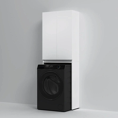 Шкаф AM.PM X-Joy M85CSX0652WG1 над стир.машиной с дверями, узкий, 65 см, белый Шкаф AM.PM X-Joy M85CSX0652WG1 над стир.машиной с дверями, узкий, 65 см, белый