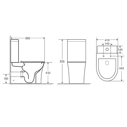 Унитаз напольный Ceruttispa SANTA CT8916 безободковый широкий, сиденье микролифт Унитаз напольный Ceruttispa SANTA CT8916 безободковый широкий, сиденье микролифт