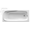 Картинка анонса товара «акриловая ванна ravak vanda ii 170x70 cp21000000»