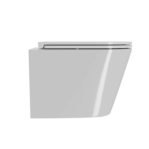 Унитаз подвесной Sintesi SIN-TS-SLR-182 безободковый, сиденье дюропласт микролифт Унитаз подвесной Sintesi SIN-TS-SLR-182 безободковый, сиденье дюропласт микролифт