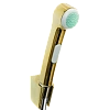 Гигиеническая лейка Hansgrohe 1jet, с держателем и шлангом 125 см, устойчивым к давлению, 32129990, полированное золото