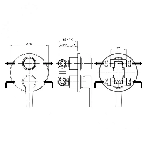 Сифон для раковины Paini Cox 78CR849 Сифон для раковины Paini Cox 78CR849