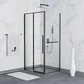 Душевой уголок RGW SV-42-1B (SV-12B + Z-060-2B) 1100x1000 мм 323242110-014 черный Easy Clean Душевой уголок RGW SV-42-1B (SV-12B + Z-060-2B) 1100x1000 мм 323242110-014 черный Easy Clean
