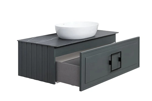 Тумба под раковину La Fenice Cubo Grigio 100 FNC-01-CUB-G-100 серая Тумба под раковину La Fenice Cubo Grigio 100 FNC-01-CUB-G-100 серая