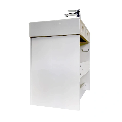 Тумба с раковиной Comforty Асти-60П 00-00019248 подвесная белый глянец раковина CF3WL032 Тумба с раковиной Comforty Асти-60П 00-00019248 подвесная белый глянец раковина CF3WL032