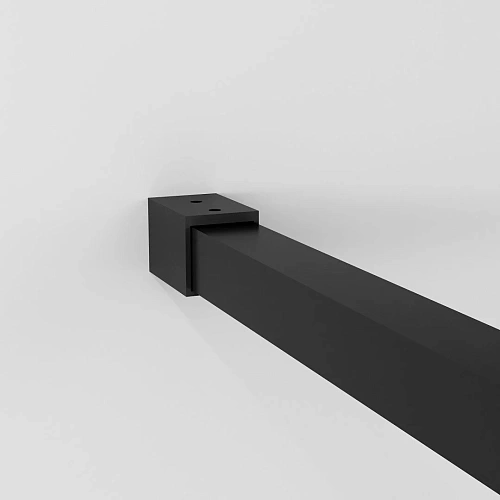 Душевая перегородка Niagara Nova NG-680-90BLACK (90x195) черный матовый, стекло прозрачное с рисунком Душевая перегородка Niagara Nova NG-680-90BLACK (90x195) черный матовый, стекло прозрачное с рисунком