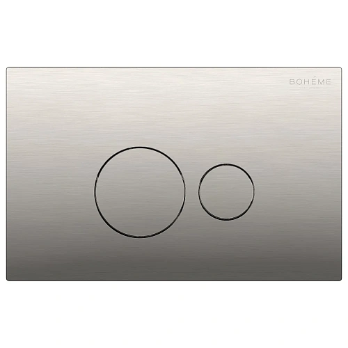 Клавиша смыва Boheme 668-NB пластик Nikel Brush (для 666) Клавиша смыва Boheme 668-NB пластик Nikel Brush (для 666)