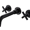 Смеситель для раковины ABBER Wasser Kreis AF81121B черный матовый Смеситель для раковины ABBER Wasser Kreis AF81121B черный матовый