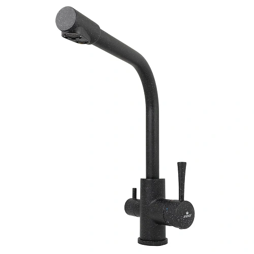 Смеситель для кухни Kaiser Merkur 26044-12 Black SandBeige черный мрамор под фильтр Смеситель для кухни Kaiser Merkur 26044-12 Black SandBeige черный мрамор под фильтр
