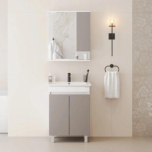 Зеркальный шкаф Onika Марви 60 см 206088 мокко, правый, с подсветкой Зеркальный шкаф Onika Марви 60 см 206088 мокко, правый, с подсветкой