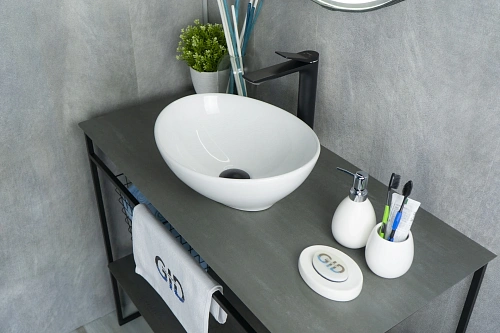 Раковина Gid N9138 51178 накладная белая 41x34x15 Раковина Gid N9138 51178 накладная белая 41x34x15