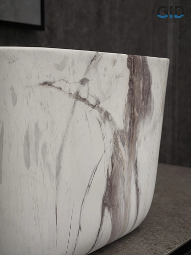 Раковина Gid Mnc9301 54480 накладная под камень матовый 36x36x25.5 Раковина Gid Mnc9301 54480 накладная под камень матовый 36x36x25.5