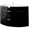 Тумба под раковину De Aqua Эскалада 100 черная, левая 00167236 Тумба под раковину De Aqua Эскалада 100 черная, левая 00167236