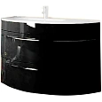 Тумба под раковину De Aqua Эскалада 100 черная, левая 00167236 Тумба под раковину De Aqua Эскалада 100 черная, левая 00167236