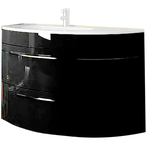 Тумба под раковину De Aqua Эскалада 100 черная, левая 00167236 Тумба под раковину De Aqua Эскалада 100 черная, левая 00167236