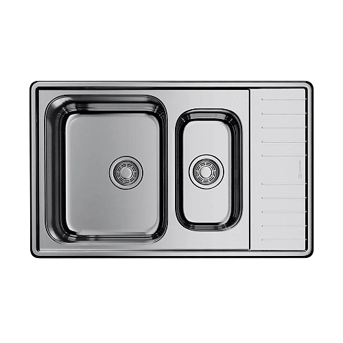 Кухонная мойка Omoikiri Sagami 79-2-IN нерж.сталь/нержавеющая сталь 4993733 Кухонная мойка Omoikiri Sagami 79-2-IN нерж.сталь/нержавеющая сталь 4993733