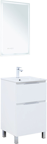 Тумба под раковину Aquanet Алвита New 50 00344131 напольная, белый матовый Тумба под раковину Aquanet Алвита New 50 00344131 напольная, белый матовый