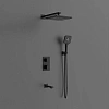 Душевая система Vincea Next VSFW-1N3TMB термостатический встраиваемая, черный Душевая система Vincea Next VSFW-1N3TMB термостатический встраиваемая, черный