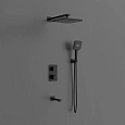 Душевая система Vincea Next VSFW-1N3TMB термостатический встраиваемая, черный Душевая система Vincea Next VSFW-1N3TMB термостатический встраиваемая, черный