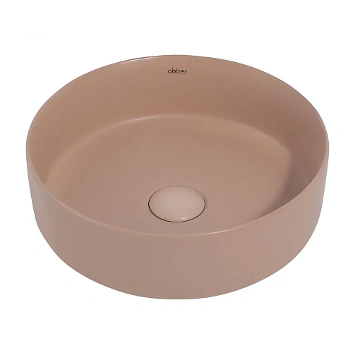 Раковина ABBER Bequem AC2108MBB накладная, бежевая матовая Раковина ABBER Bequem AC2108MBB накладная, бежевая матовая