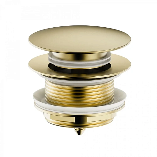 Донный клапан Wonzon & Woghand для ванны, брашированное золото (WW-SS105-BG) Донный клапан Wonzon & Woghand для ванны, брашированное золото (WW-SS105-BG)