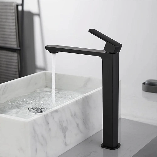 Смеситель для раковины Vincea Next VBF-1N2MB черный Смеситель для раковины Vincea Next VBF-1N2MB черный