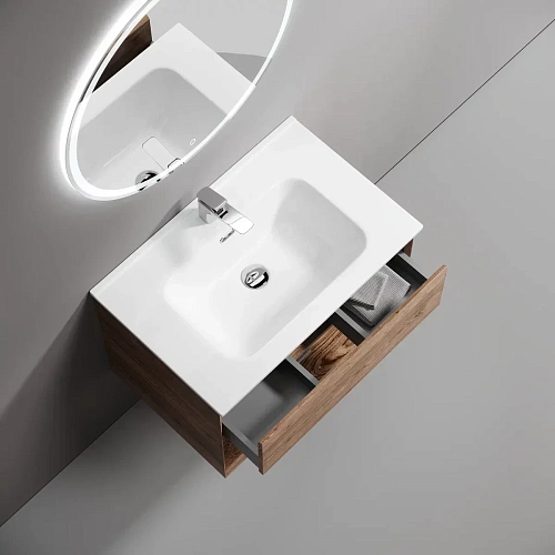 Тумба под раковину Sancos Marmi 1.0 MR1.070ECH 690х445х520 дуб чарльстон, подвесная Тумба под раковину Sancos Marmi 1.0 MR1.070ECH 690х445х520 дуб чарльстон, подвесная