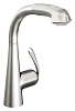 Смеситель для кухни GROHE Zedra с выдвижным изливом, нержавеющая сталь (32553SD0)