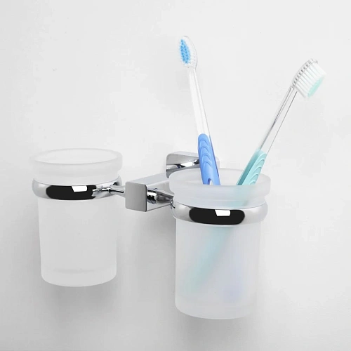 Стакан WasserKRAFT Lippe K-6528D хром Стакан WasserKRAFT Lippe K-6528D хром