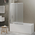 Шторка на ванну BERGES RIVER S Slider 980 матовое стекло 065021 Шторка на ванну BERGES RIVER S Slider 980 матовое стекло 065021