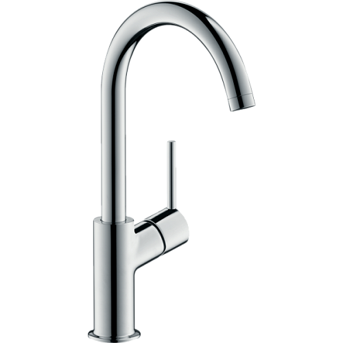 Смеситель для раковины hansgrohe Talis с поворотным изливом и сливным клапаном Push-Open, хром 32082000. Смеситель для раковины hansgrohe Talis с поворотным изливом и сливным клапаном Push-Open, хром 32082000.
