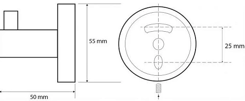 Крючок Bemeta DARK 104106020 Крючок Bemeta DARK 104106020