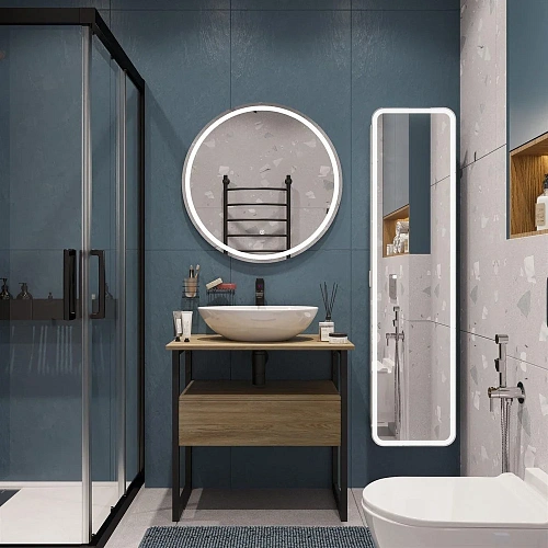 Комплект мебели DIWO Элиста 80 светлое дерево со столешницей светлое дерево, раковина Moduo 55 Leaf 567985 Комплект мебели DIWO Элиста 80 светлое дерево со столешницей светлое дерево, раковина Moduo 55 Leaf 567985