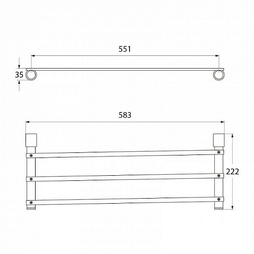 Полотенцедержатель IDDIS Monet (L0210A) Полотенцедержатель IDDIS Monet (L0210A)