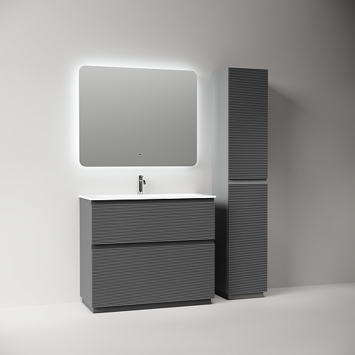 Тумба под раковину SANCOS Folk Floor FL100FGS 995х445х850 Grey soft, напольная Тумба под раковину SANCOS Folk Floor FL100FGS 995х445х850 Grey soft, напольная