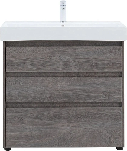 Тумба под раковину Aquanet Nova Lite 85 дуб рошелье (3 ящика) 00302476 Тумба под раковину Aquanet Nova Lite 85 дуб рошелье (3 ящика) 00302476