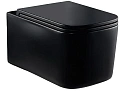Унитаз подвесной Vincea Ultra VT1-32MB, матовый черный, ультратонкое сиденье soft-close Унитаз подвесной Vincea Ultra VT1-32MB, матовый черный, ультратонкое сиденье soft-close