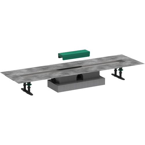 Душевой лоток Hansgrohe uBox universal для установки вровень с полом, внешняя часть слива 90 см 56019180. Душевой лоток Hansgrohe uBox universal для установки вровень с полом, внешняя часть слива 90 см 56019180.