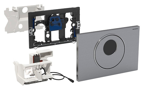 ИК привод смыва Geberit 115.890.SN.5 для унитаза Sigma10 220V полированная / матовая нерж. сталь ИК привод смыва Geberit 115.890.SN.5 для унитаза Sigma10 220V полированная / матовая нерж. сталь