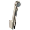 Гигиеническая лейка Hansgrohe 1jet, с держателем и шлангом 32129820, шлифованный никель Гигиеническая лейка Hansgrohe 1jet, с держателем и шлангом 32129820, шлифованный никель