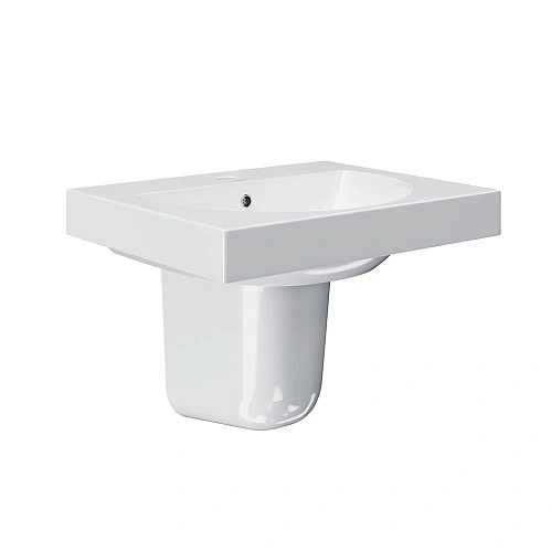 Раковина Kerama Marazzi BUONGIORNO подвесная/мебельная 60, белая глянцевая BG.wb.60 Раковина Kerama Marazzi BUONGIORNO подвесная/мебельная 60, белая глянцевая BG.wb.60