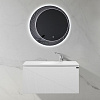 Картинка анонса товара «тумба с раковиной black&amp;white u918.900-2 glossy white, blum направляющие,кварцевая раковина (900x520 9189002»
