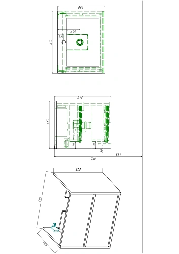 Тумба с раковиной Aquatek ЛИБРА 60см AQ66060-DO-MG серый мат Тумба с раковиной Aquatek ЛИБРА 60см AQ66060-DO-MG серый мат