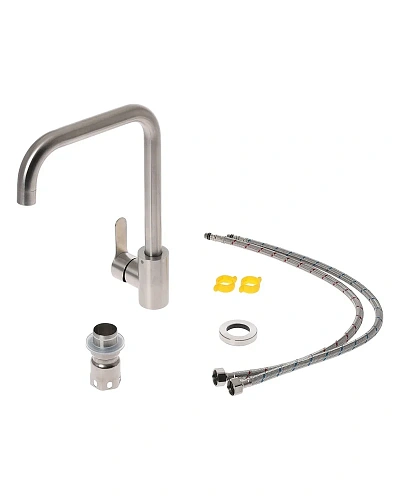 Смеситель для кухни Orange Steel M99-006ni никель Смеситель для кухни Orange Steel M99-006ni никель