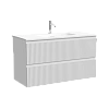 Тумба под раковину SANCOS Snob SNR90/39W R 890х390х500 Bianco подвесная