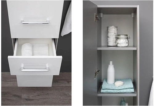 Шкаф-пенал Aquanet Порто 35 L белый 00201374 Шкаф-пенал Aquanet Порто 35 L белый 00201374