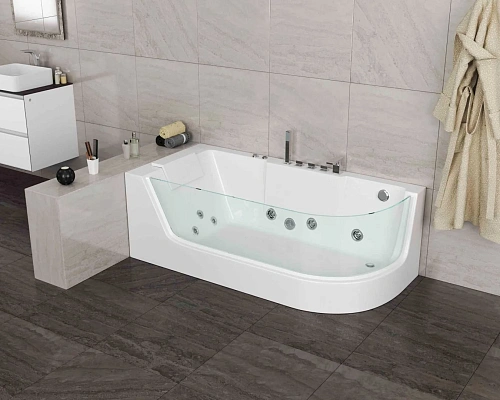 Акриловая ванна GROSSMAN GR-17000-1L (80x170x59) гидромассажная Акриловая ванна GROSSMAN GR-17000-1L (80x170x59) гидромассажная