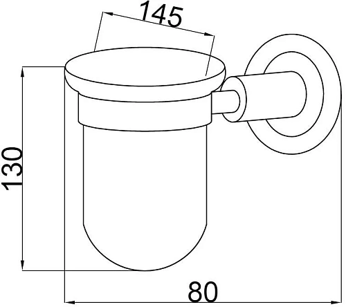 Стакан Boheme Murano 10904-W-G Стакан Boheme Murano 10904-W-G