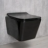 Унитаз подвесной Gid Tr2144BL 62224Y черная глянцевая 52x36x33.5 с крышкой микролифт Унитаз подвесной Gid Tr2144BL 62224Y черная глянцевая 52x36x33.5 с крышкой микролифт