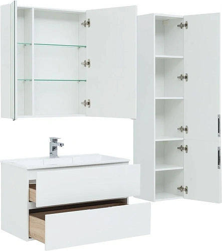 Тумба под раковину Aquanet Алвита 90 белый 00235340 Тумба под раковину Aquanet Алвита 90 белый 00235340